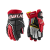 Bauer gants 3S SR noir-rouge